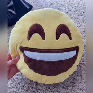 12 inch round Emoji Pillow